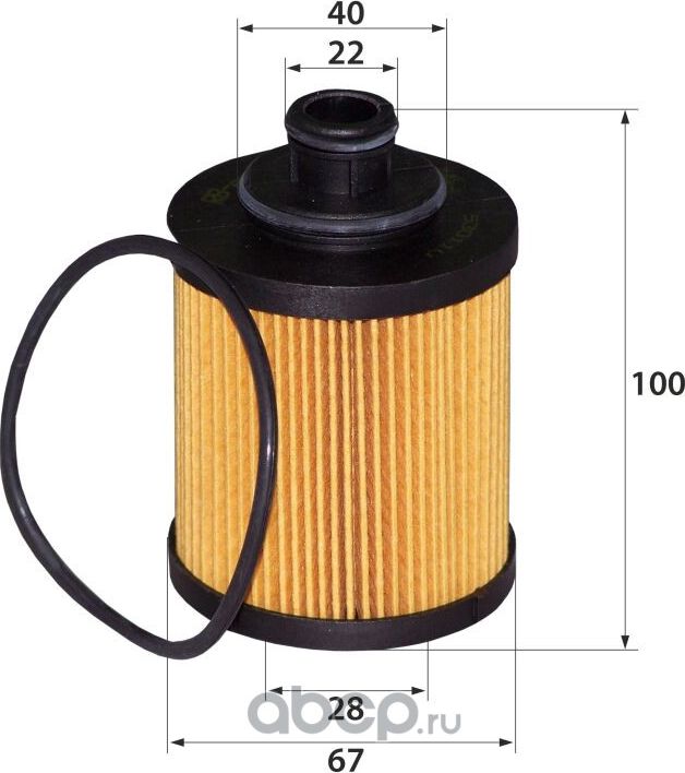 O-106E HU712/7X (масляная вставка) (RB-Exide). Артикул O106E