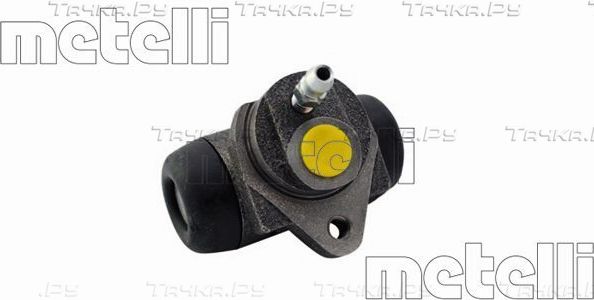 Тормозной цилиндр Metelli (Чугун) задний для Fiat Palio I 1996-1998. Артикул 04-0676