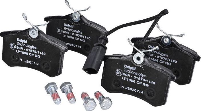Тормозные колодки Delphi (Low-Metallic). Артикул LP1556