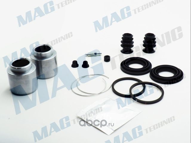 Ремкомплект тормозного суппорта с поршнем переднего (поршень d 43 mm  суппорт Akebono) MITSUBISHI Ou (Magtechnic). Артикул mag0210rk