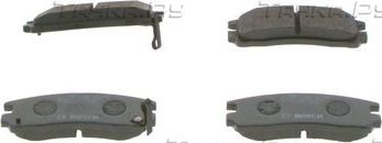 Тормозные колодки Bosch (Low-Metallic) задние для Mitsubishi 3000 GT I 1992-1999. Артикул 0 986 461 145