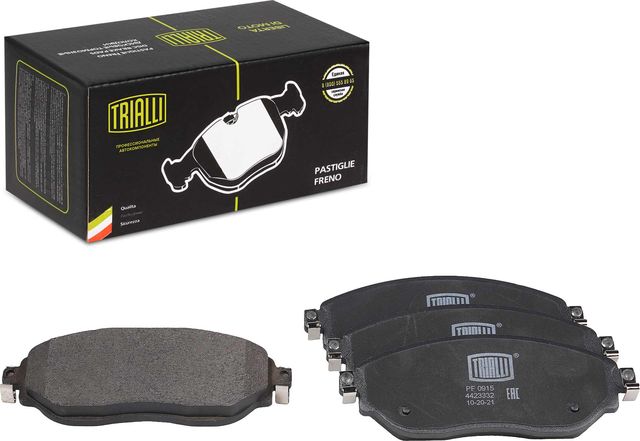 Тормозные колодки Trialli (Low-Metallic) передние для Renault Trafic III 2014-2026. Артикул PF 0915