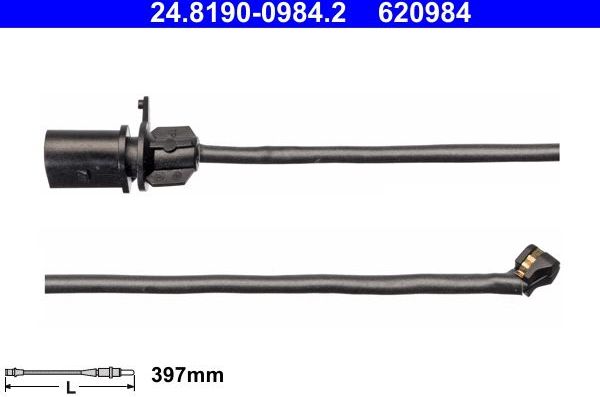 Датчик износа тормозных колодок  ATE. Артикул 24.8190-0984.2