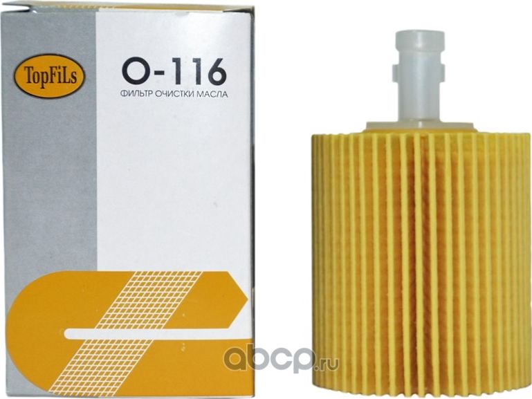 Фильтр масляный двигателя (TOP FILS O-116 04152-31060) (Topfils). Артикул O116