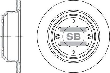 Тормозной диск Sangsin Hi-Q. Артикул SD1032