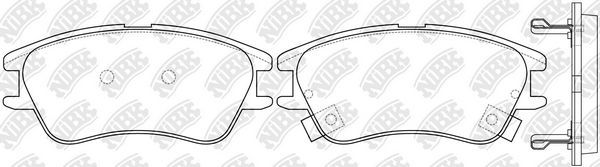 Тормозные колодки NiBK. Артикул PN0439