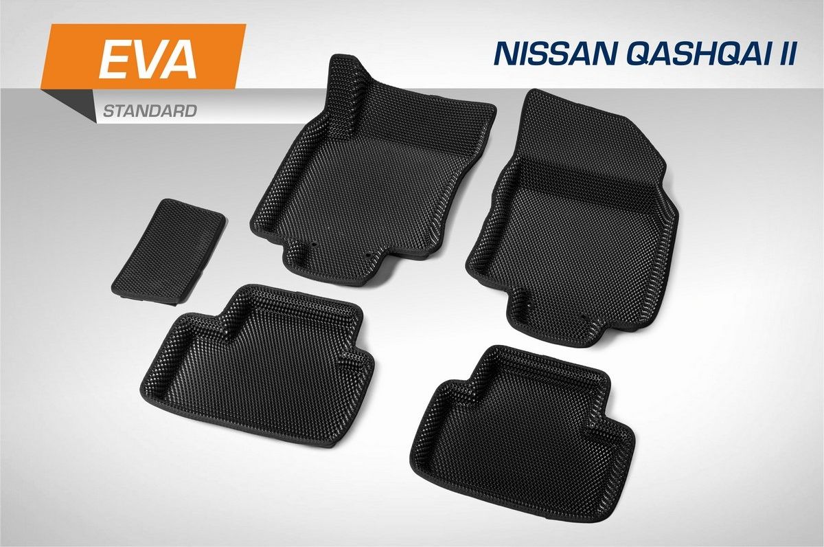 Коврики AutoFlex для салона Nissan Qashqai II 2015-2019 2019-2026. Артикул 2410301