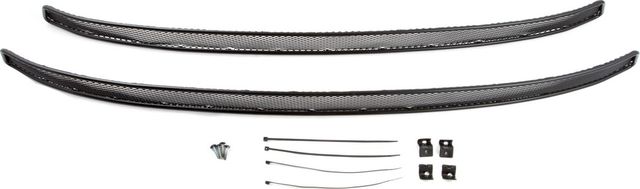 Сетка Arbori на решётку бампера, черная 10 мм с противотуманными фонарями для SKODA Octavia A7 2014-2017. Артикул 01-470814-101