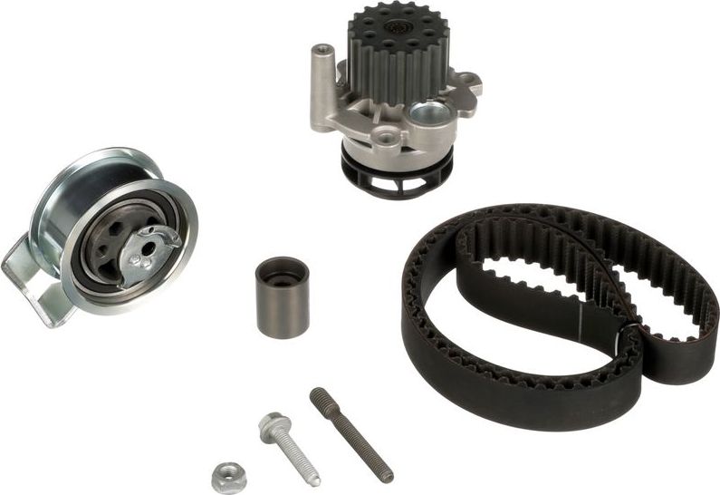 Помпа (водяной насос) с комплектом ремня ГРМ Gates PowerGrip®. Артикул KP15569XS-3