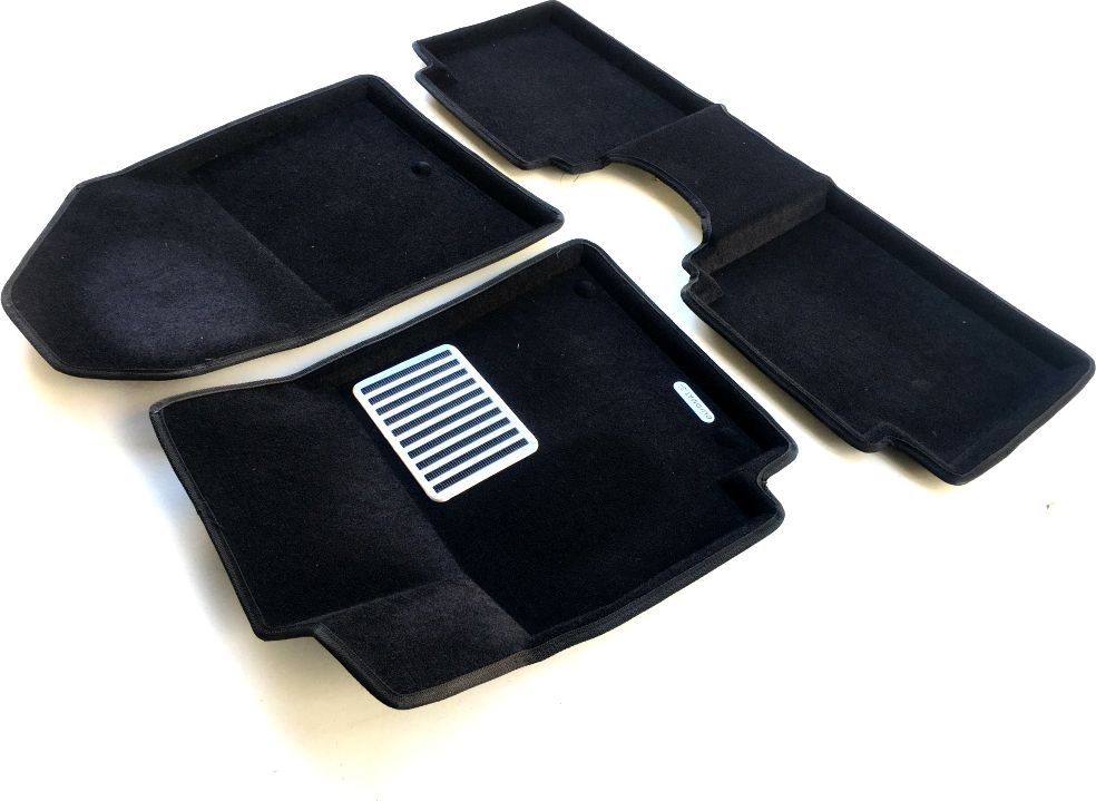 Коврики текстильные Euromat 3D Lux для салона Hyundai Elantra VI 2015-2020. Артикул EM3D-002702