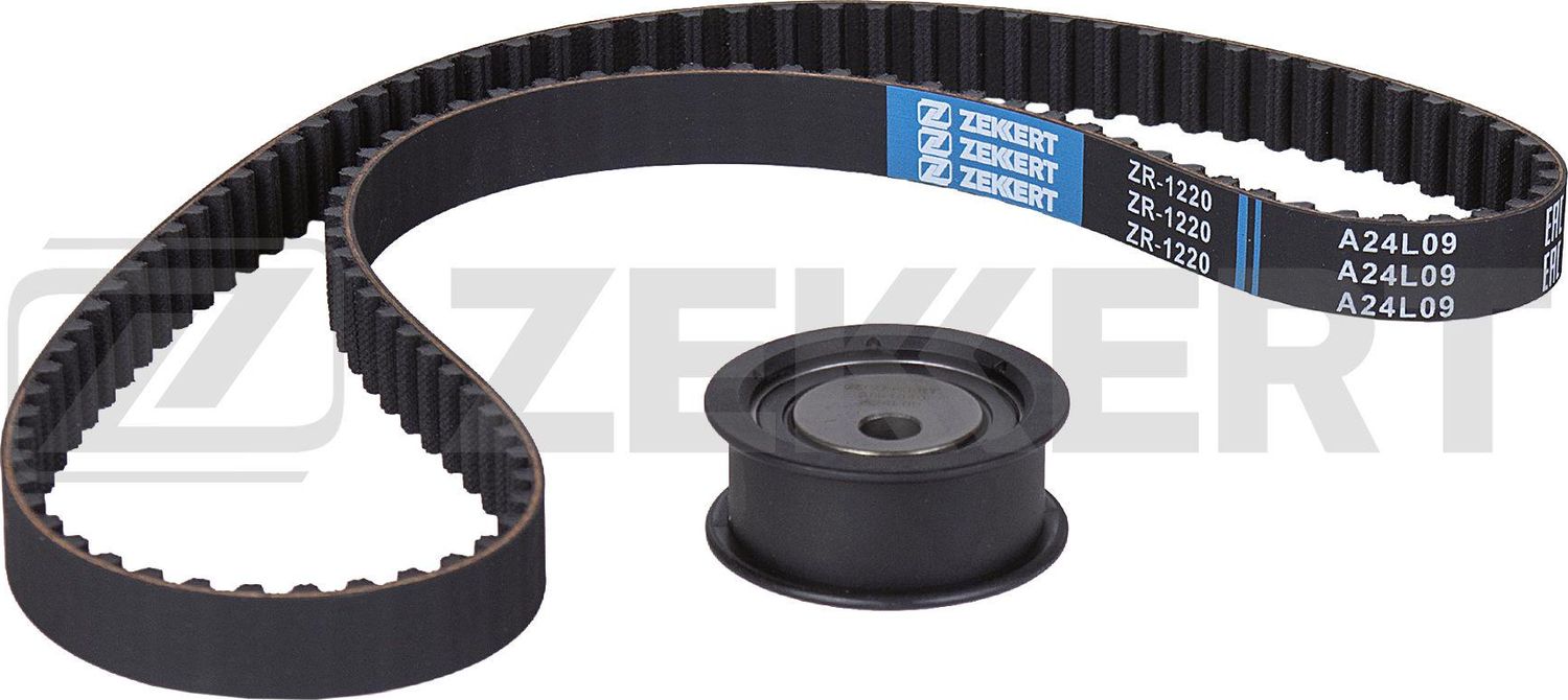 Ремень ГРМ с роликами (комплект) Zekkert (HNBR (Hydrierter Acryl-Nitril-Butadien-Kautschuk)). Артикул ZR-1220