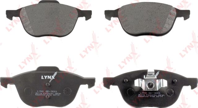 Тормозные колодки LYNXauto передние для Volvo V50 I 2004-2012. Артикул BD-3001