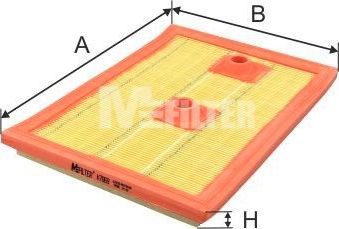 Воздушный фильтр MFilter. Артикул K 7069