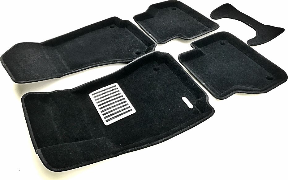 Коврики текстильные Euromat 3D Lux для салона Audi A4 B9 2016-2026. Артикул EM3D-001102