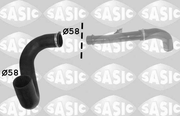 Патрубок интеркулера Sasic для Fiat Ducato III 2006-2026. Артикул 3336309