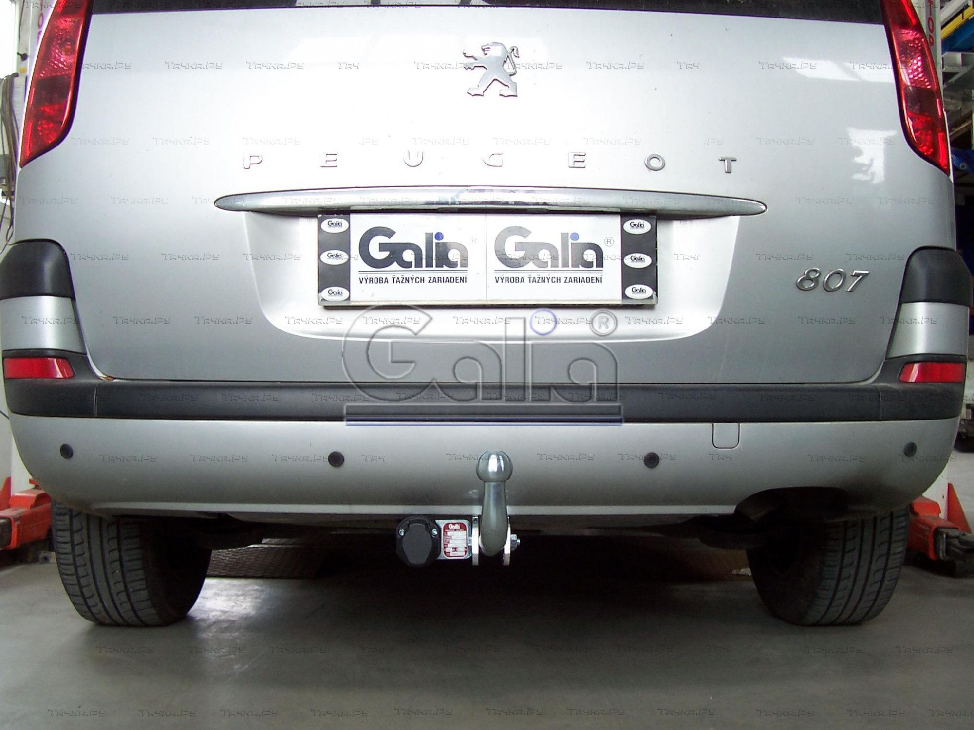 Фаркоп Galia оцинкованный для Fiat Ulysse II 2002-2010. Артикул C031A