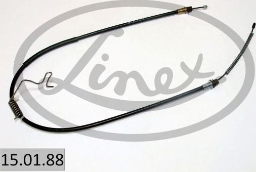 Трос ручника (тросик ручного тормоза) Linex. Артикул 15.01.88