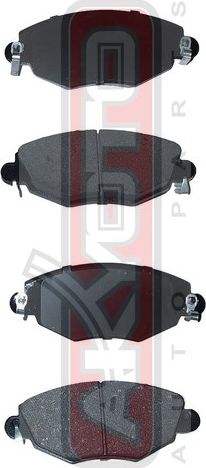 Тормозные колодки Akyoto Packing AKYOTO. Артикул AKD-1248