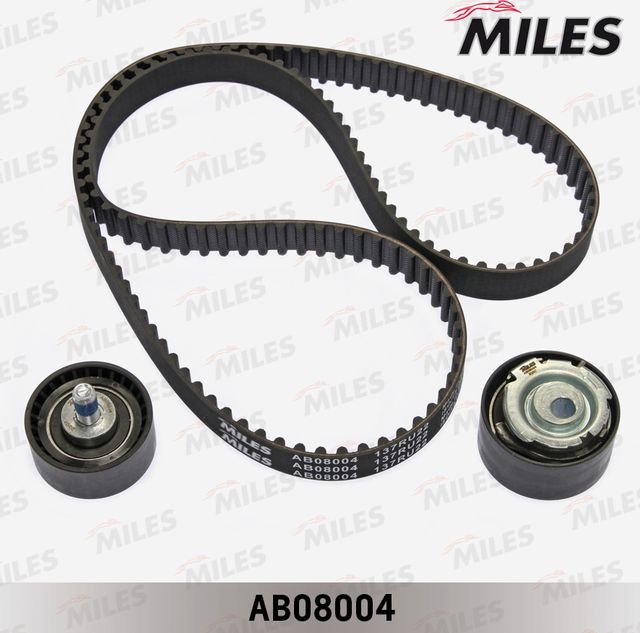 Ремень ГРМ с роликами (комплект) Miles для Lada Kalina I 2004-2013. Артикул AB08004