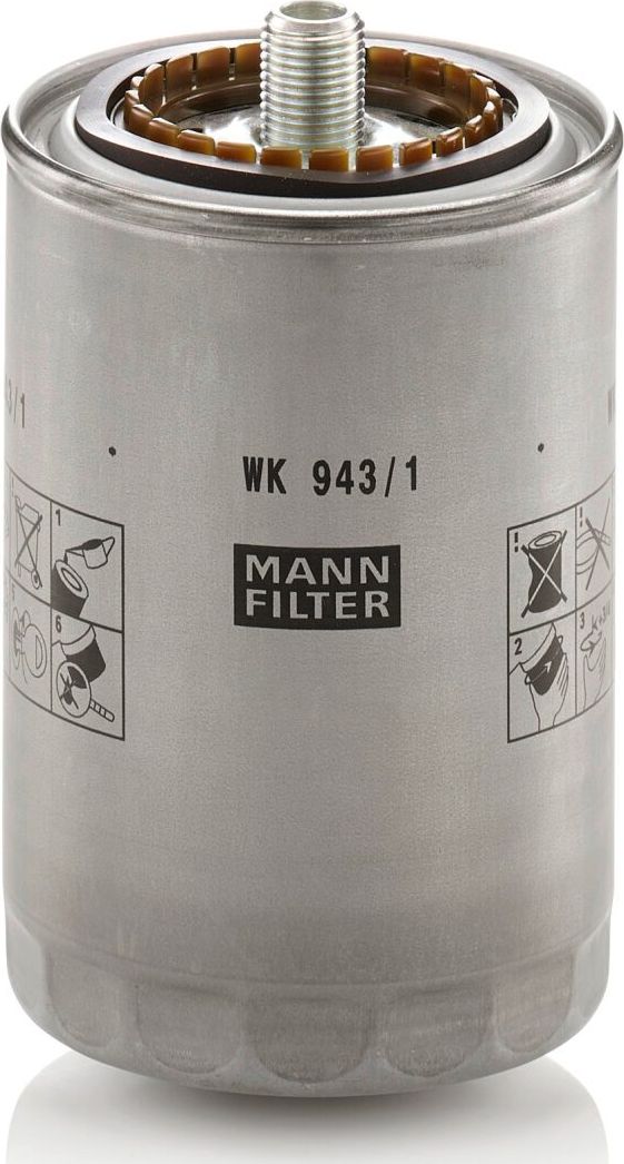 Топливный фильтр Mann-Filter. Артикул WK 943/1