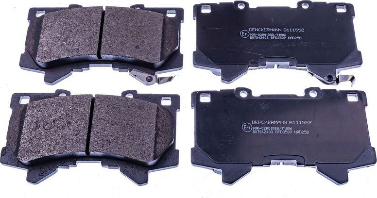 Тормозные колодки Denckermann. Артикул B111552