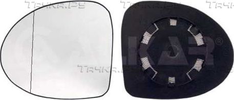 Зеркальное стекло бокового зеркала Alkar левое для Renault Symbol ll 2008-2014. Артикул 6451171