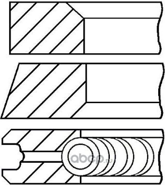 Кольца dm.72.00 STD [1-1.2-2] 1 ПОР. (Goetze). Артикул 0843320000