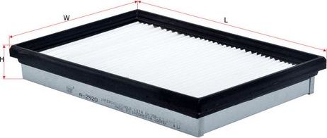 Воздушный фильтр Sakura. Артикул A-2920