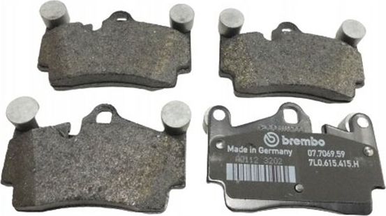 Тормозные колодки VAG для Audi Q7 II (4M) 2015-2026. Артикул 7L0698451G