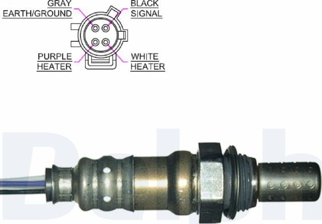 Лямбда-зонд (кислородный датчик) Delphi для Dodge Neon II 1999-2005. Артикул ES20045-12B1