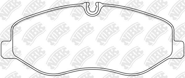 Тормозные колодки NiBK. Артикул PN0653