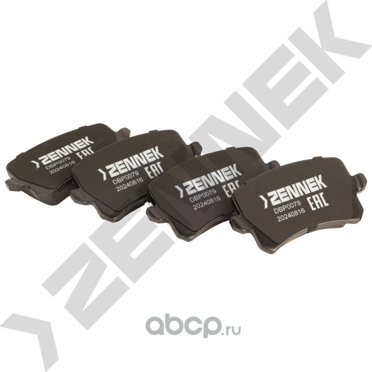 Колодки тормозные дисковые задние (не подготовленно для датчика износа) VW GOLF (Zennek). Артикул DBP0079