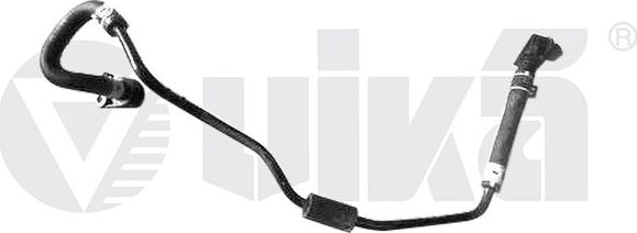 Патрубок радиатора (системы охлаждения) Vika для Audi A4 allroad IV (B8) 2013-2016. Артикул 11211871301