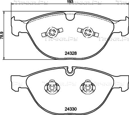 Тормозной диск Mintex передний для Nissan X-Trail T30 2001-2013. Артикул MDC1578
