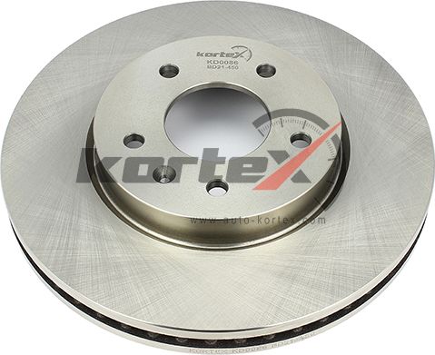 Диск тормозной передний Антара Captiva (Kortex). Артикул KD0086