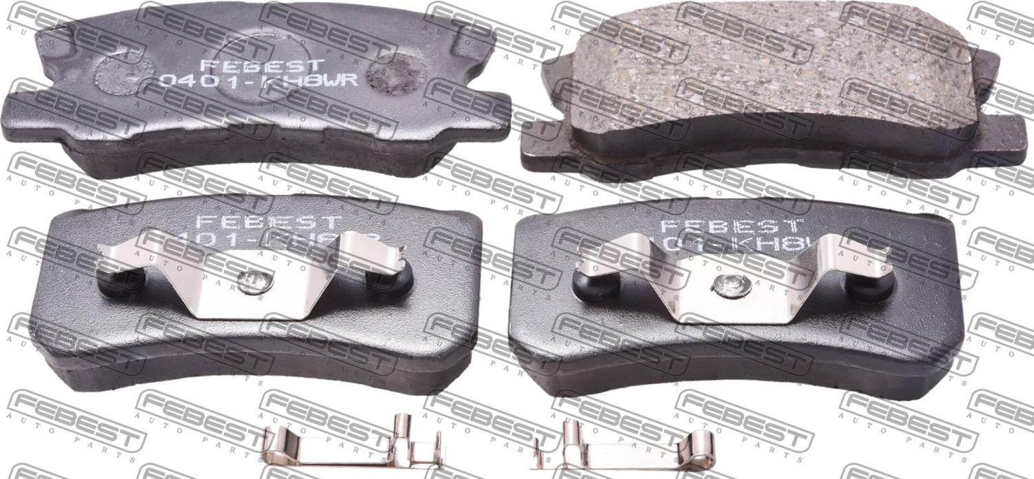 Тормозные колодки Febest. Артикул 0401-KH8WR