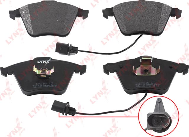 Тормозные колодки LYNXauto. Артикул BD-1217