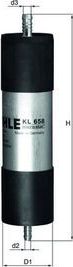 Топливный фильтр Mahle-Knecht. Артикул KL 658