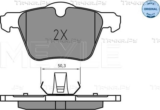 Тормозные колодки Meyle Original передние для Volvo XC70 II 2007-2016. Артикул 025 241 4218