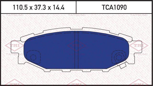 Колодки тормозные SUBARU LEGACY/OUTBACK/IMPREZA 03- задн. (Tatsumi). Артикул TCA1090