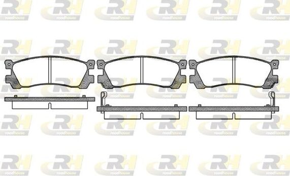 Тормозные колодки RoadHouse задние для Mazda MPV II (LW) 2002-2006. Артикул 2399.02