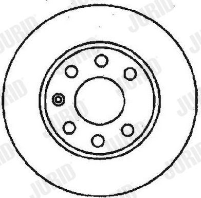 Тормозной диск Jurid. Артикул 561248J