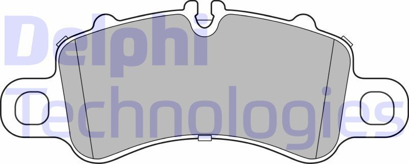 Тормозные колодки Delphi (Low-Metallic). Артикул LP3308