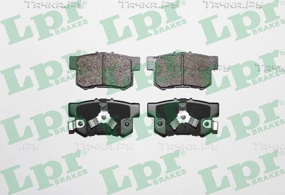 Тормозные колодки LPR для Acura RDX II 2012-2015. Артикул 05P1404