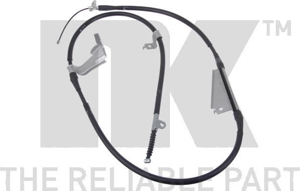 Трос ручника (тросик ручного тормоза) NK правый для Nissan Navara D40 2005-2015. Артикул 9022126