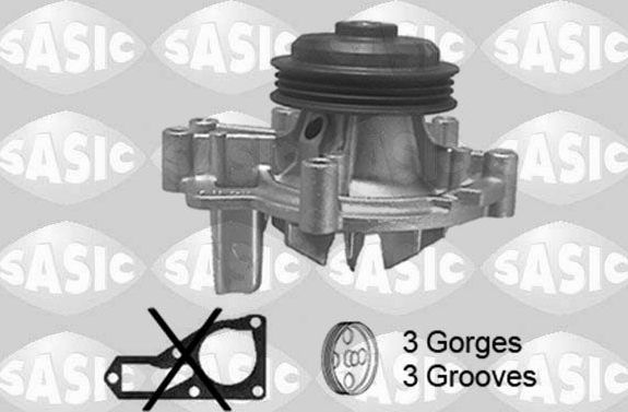 Помпа (водяной насос) Sasic для Citroen Jumper I 1994-2002. Артикул 2011A51