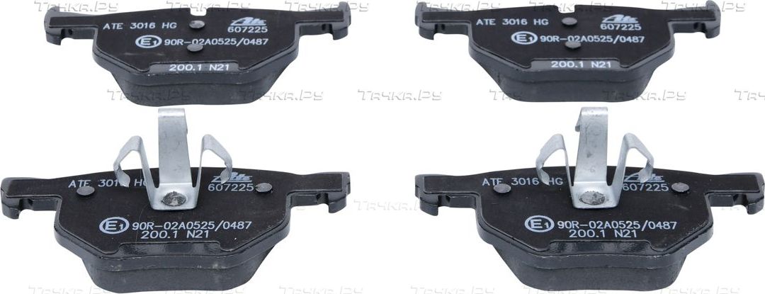 Тормозные колодки ATE задние для BMW X1 I (E84) 2009-2010. Артикул 13.0460-7225.2