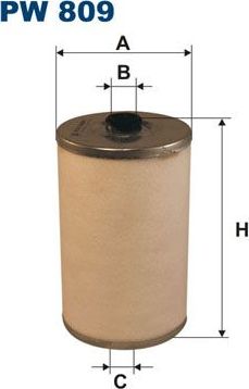 Топливный фильтр Filtron. Артикул PW 809