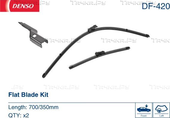 Щетки стеклоочистителя (дворники) Denso. Артикул DF-420