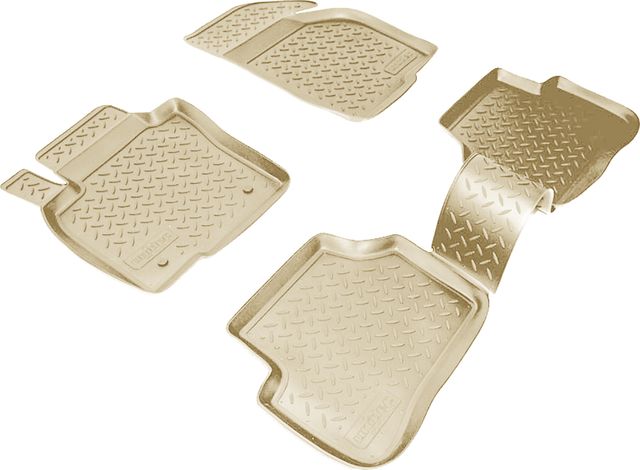 Коврики Норпласт для салона Volkswagen Passat B6 2005-2011 БЕЖЕВЫЕ. Артикул NPL-Po-95-30-B